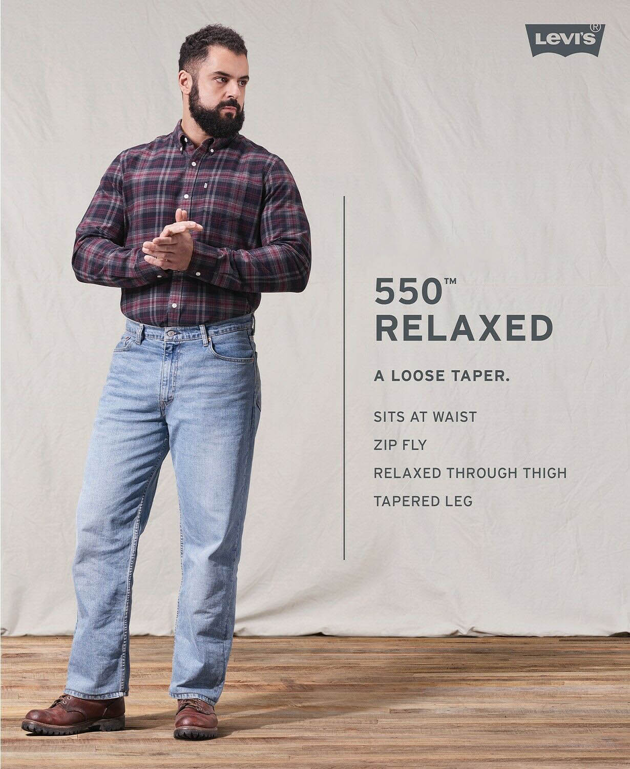 550 relaxed fit